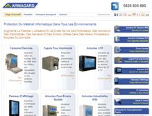 Tablet Screenshot of fr.armagard.com